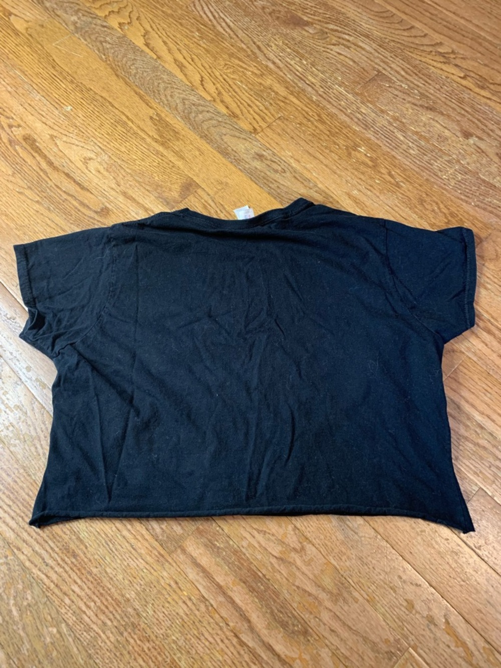 The Who Mod Target Graphic Band Tee | Cropped Black Raw Hem | XL - Picture 2 of 8